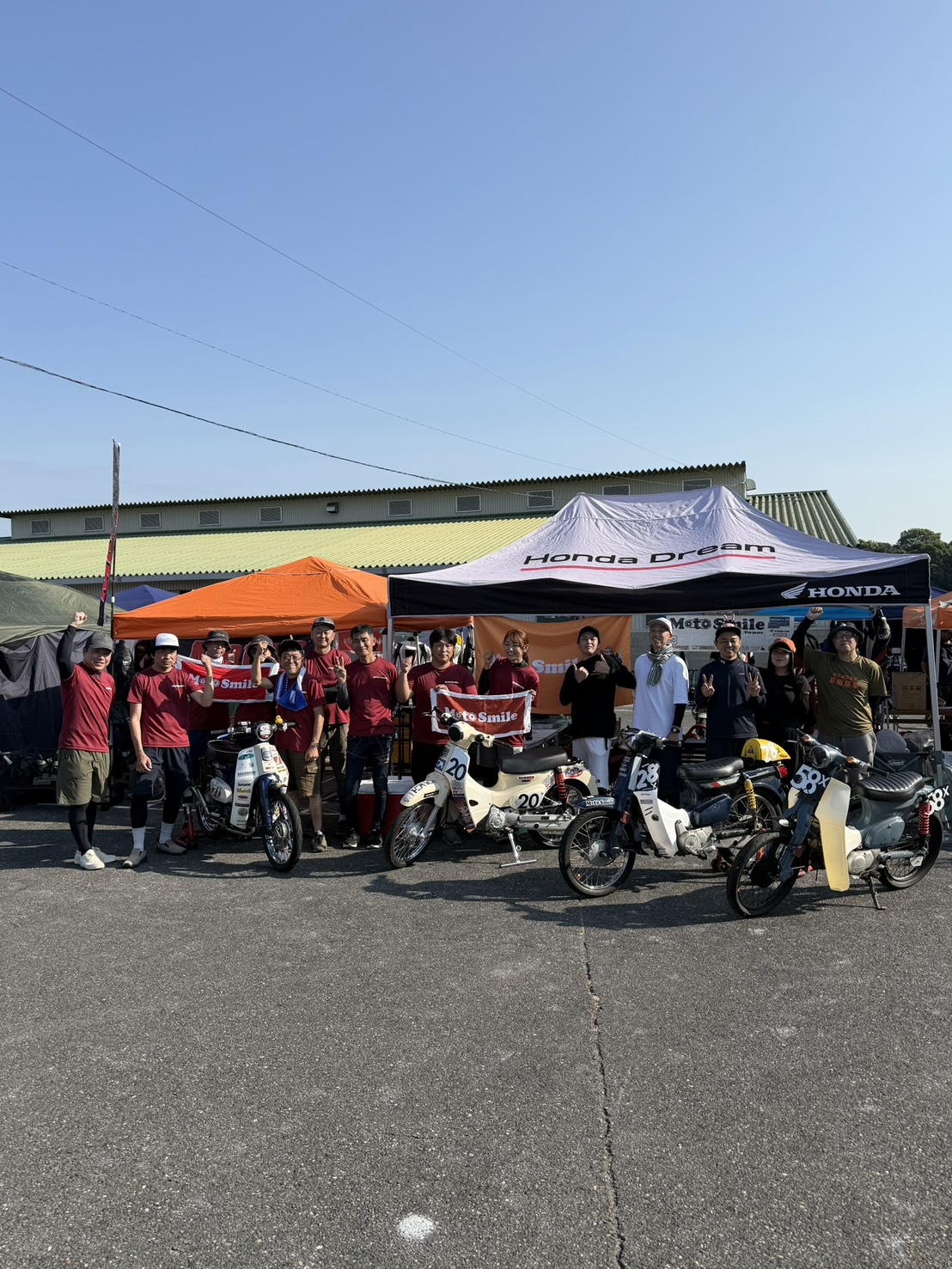 「モンCub耐久レース＆スプリント」（美浜サーキット）にチームMotoSmileで参戦