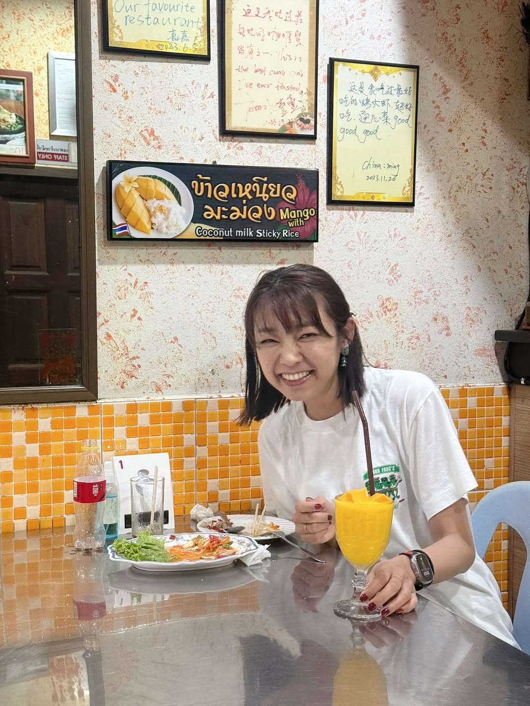 現地の食文化を楽しむ様子(第2回motivTABIの下見) / Enjoying local food culture while scouting for the 2nd motivTABI tour